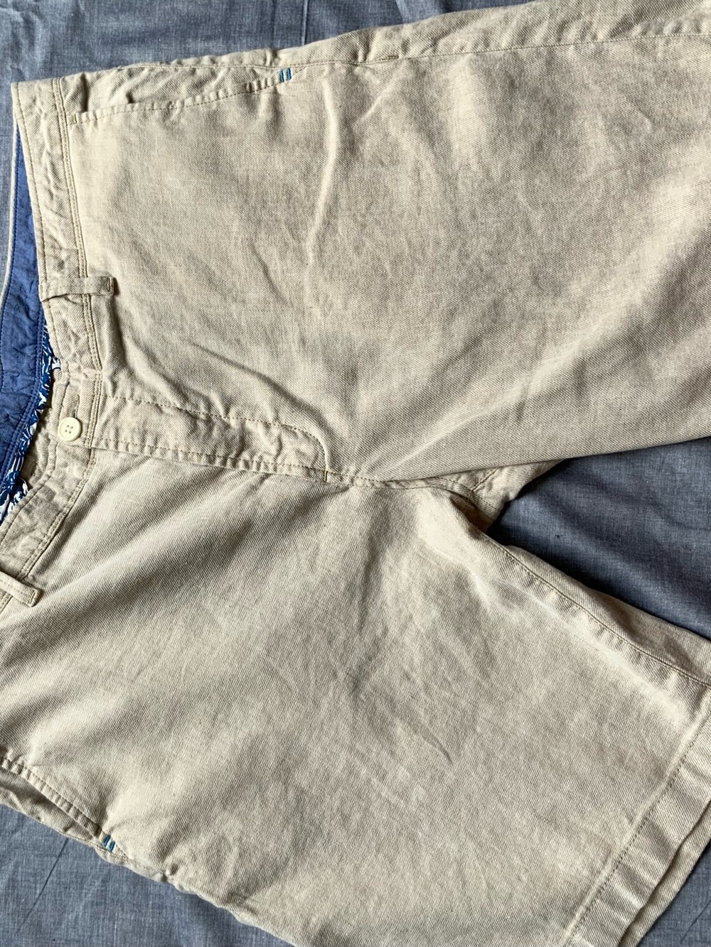 Tommy Bahama Men's Linen Blend Khaki Shorts Size 40